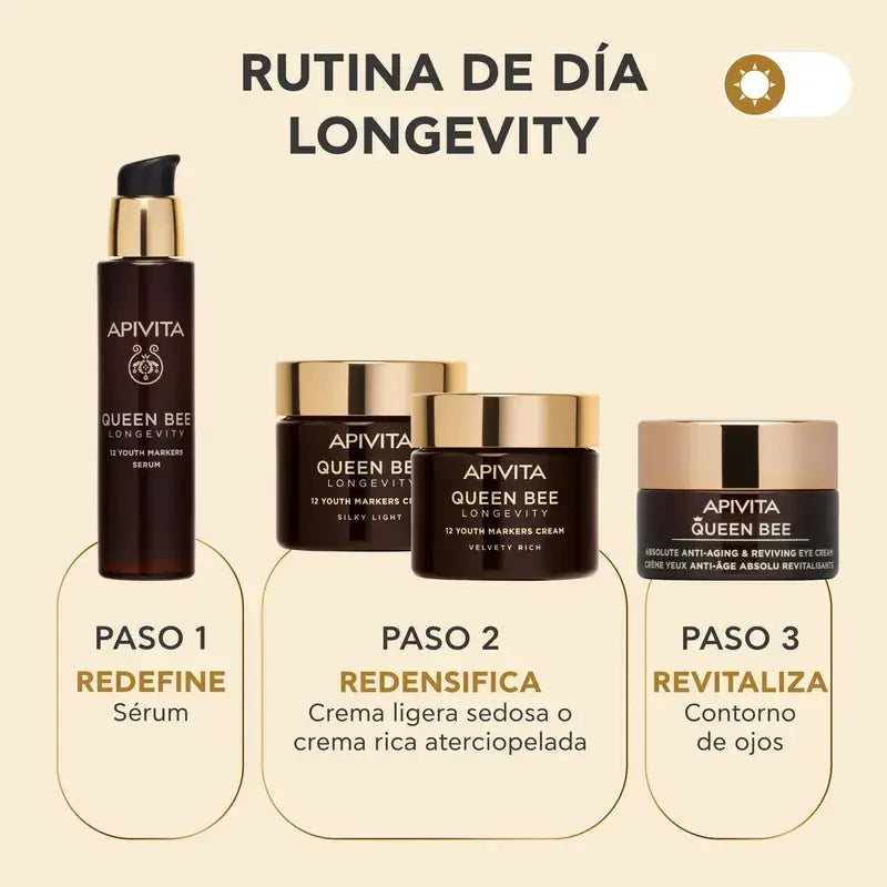 Apivita Queen Bee Longevity sérum s 12 zložkami pre mladosť, 30 ml