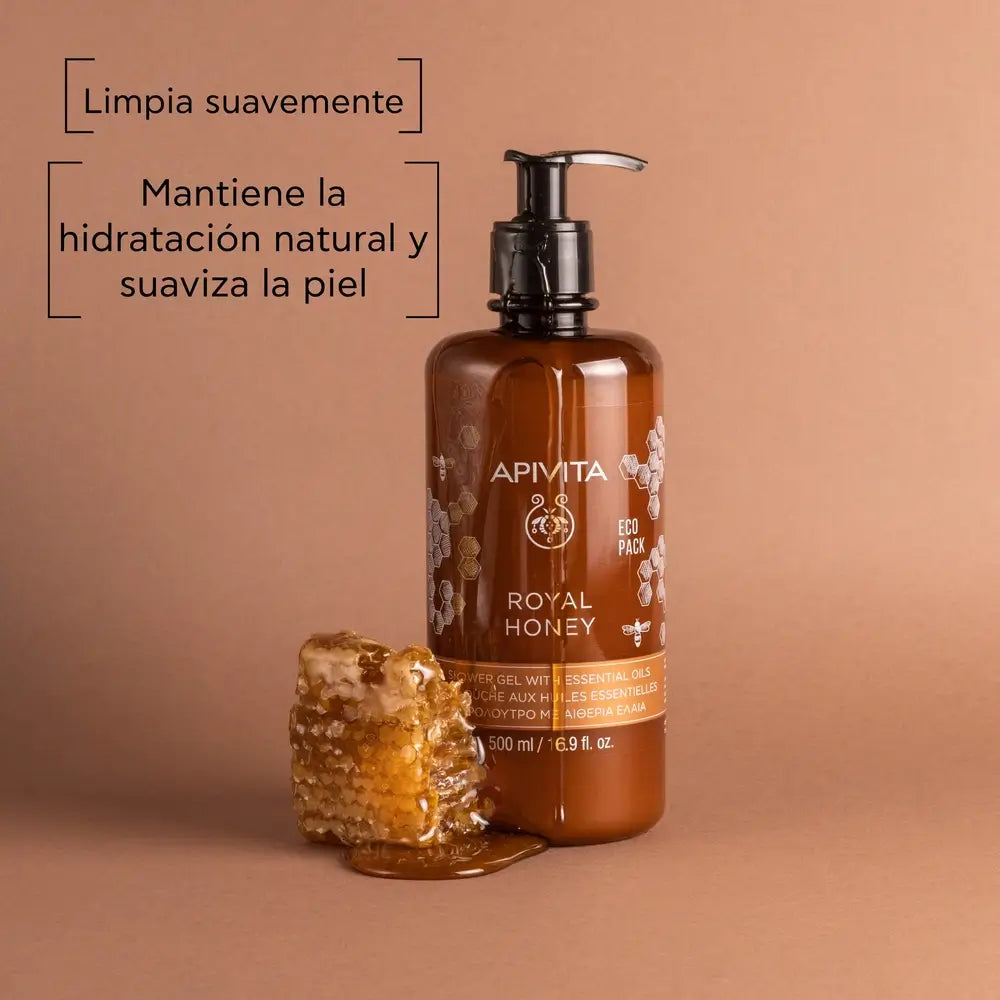 APIVITA Royal Honey Krémový sprchový gél s éterickými olejmi, 500 ml