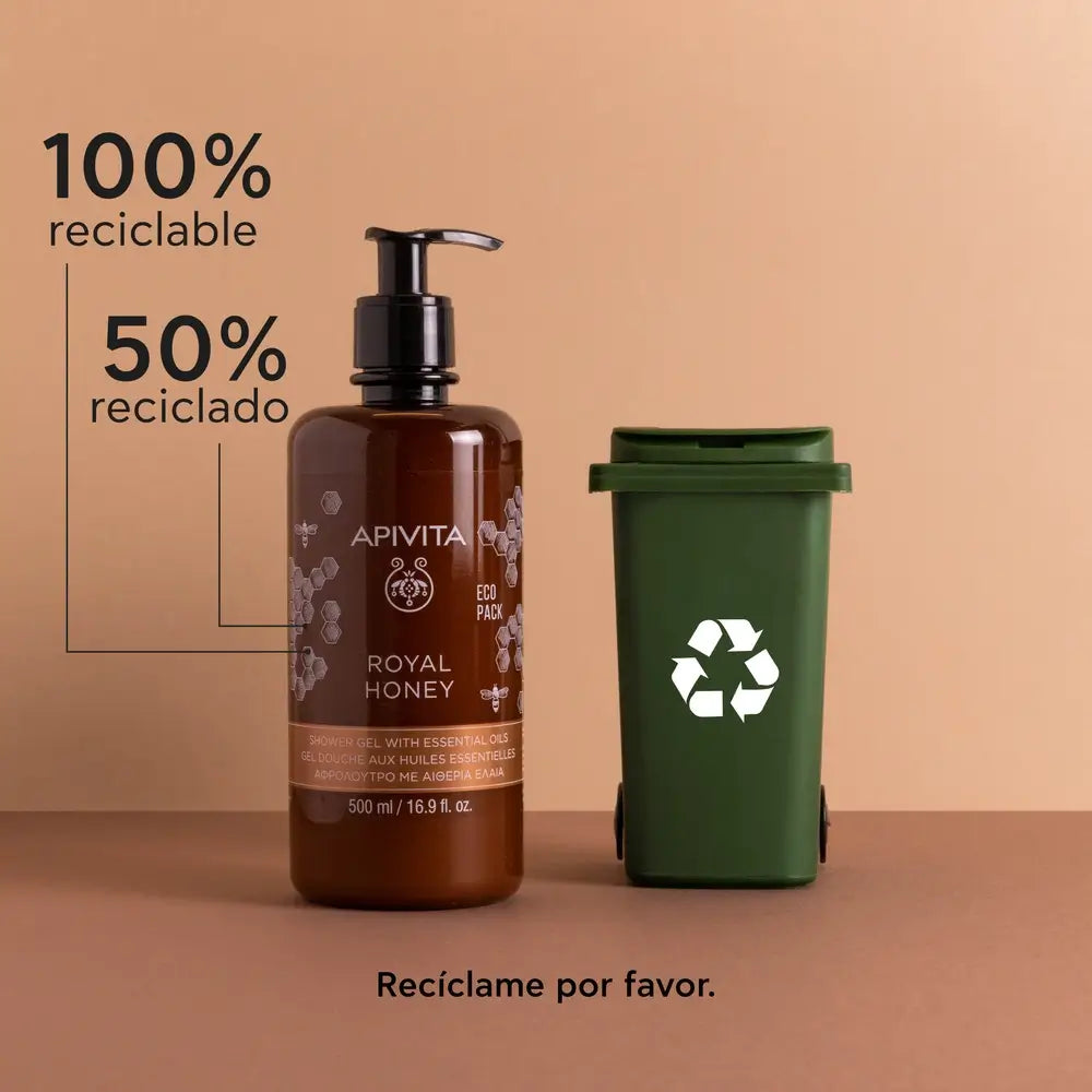 APIVITA Royal Honey Krémový sprchový gél s éterickými olejmi, 500 ml