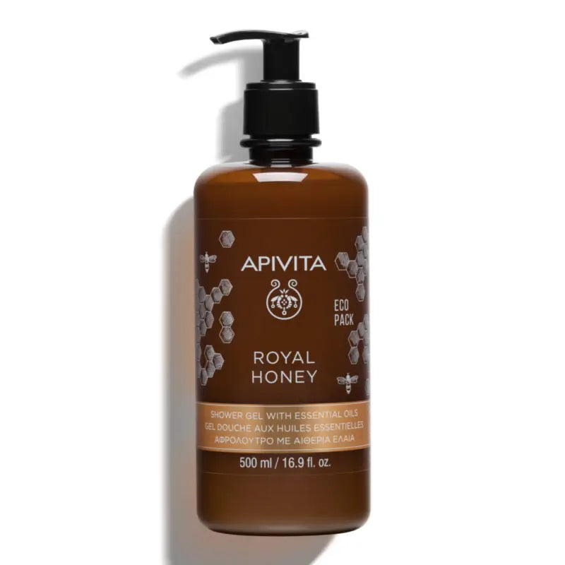 APIVITA Royal Honey Krémový sprchový gél s éterickými olejmi, 500 ml