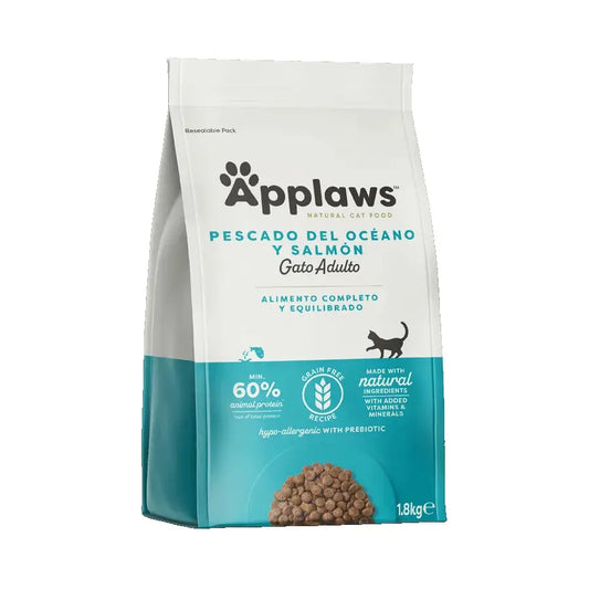 Applaws Cat Dry pre dospelé mačky – ryba a losos 1,8 kg