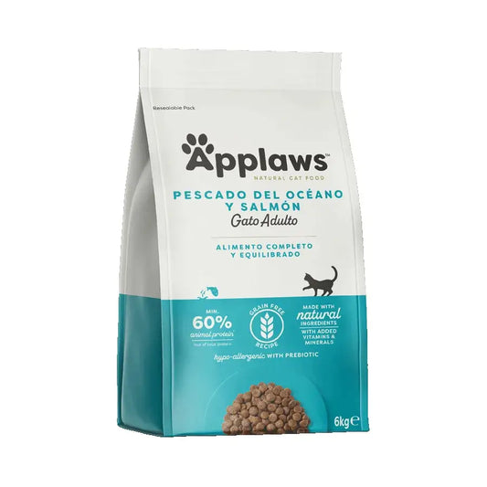 Applaws Cat Dry pre dospelé mačky – ryba a losos, 6 kg