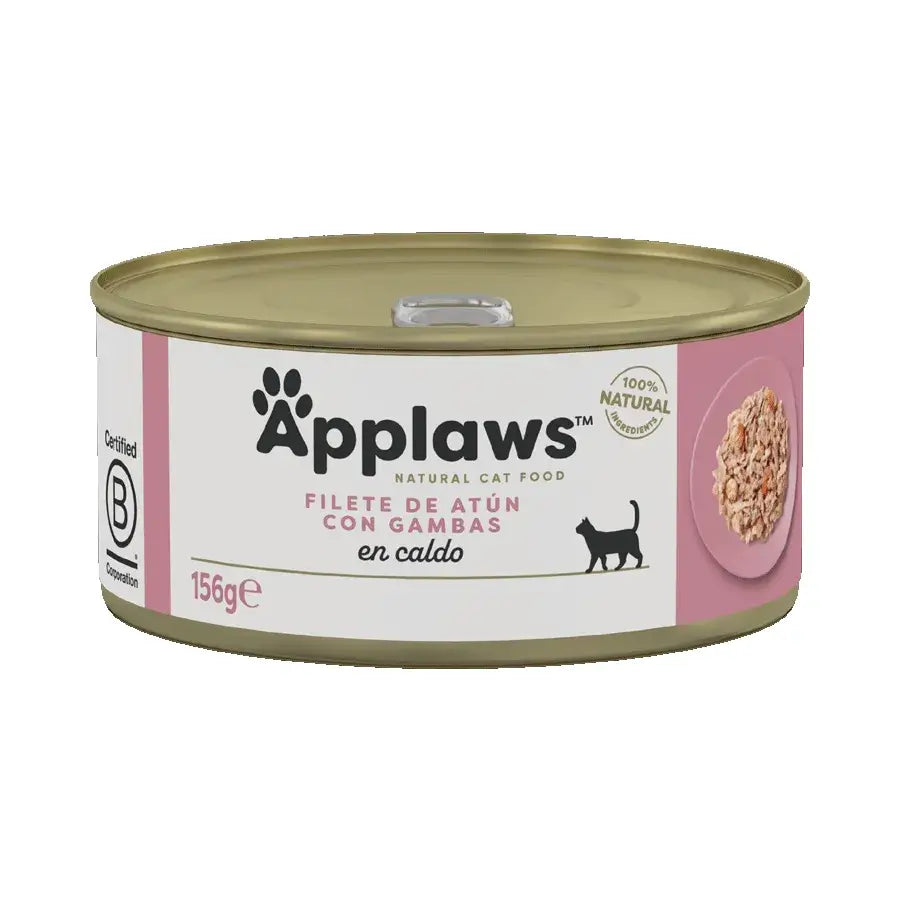 Applaws Cat – konzerva s tuniakom a krevetami, 24 x 156 g