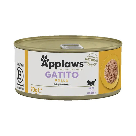 Applaws Cat – konzerva pre mačiatka s kuracím prsíčkom, 24 × 70 g