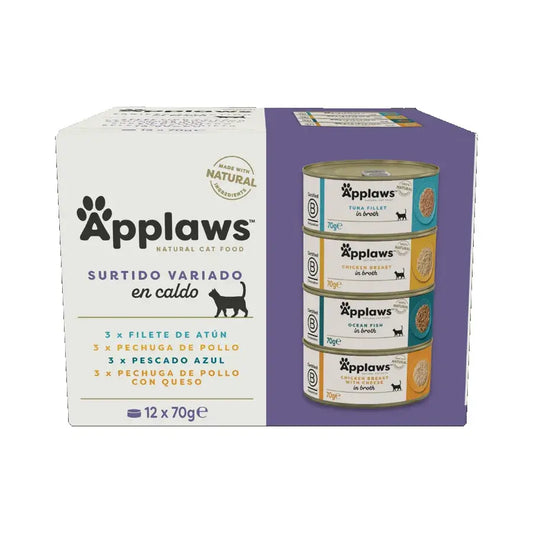 Applaws Cat – konzerva Seleccion Suprema, multipack 12 × 70 g 