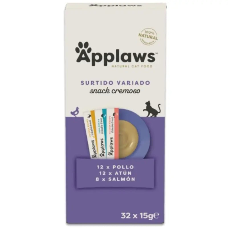 Applaws Cat Snack Lickable – rôzne príchute, 4x8x15 g