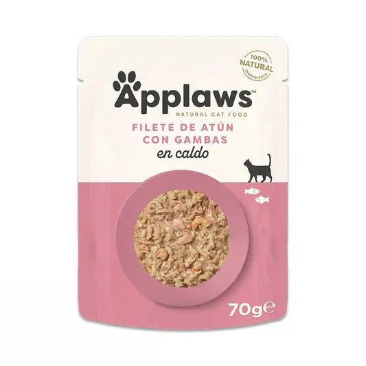 Applaws Cat – konzerva s tuniakom a krevetami z Tichého oceánu, 12 × 70 g