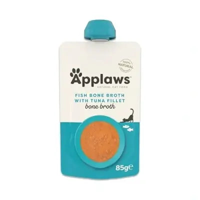Applaws Cat – vývar s rybími kosťami a tuniakovým filé, 12 x 85 g 