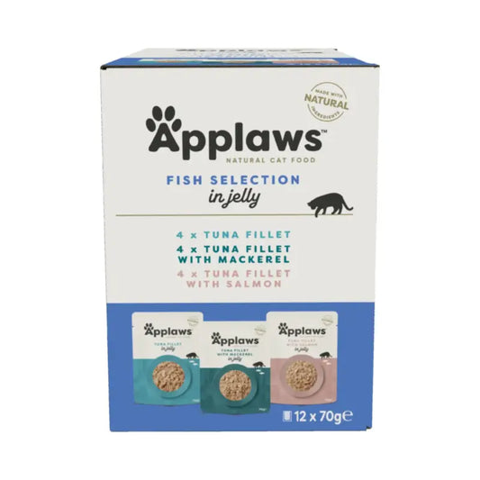 Applaws Cat Výber ryby v želatíne Multi, 12x70 g