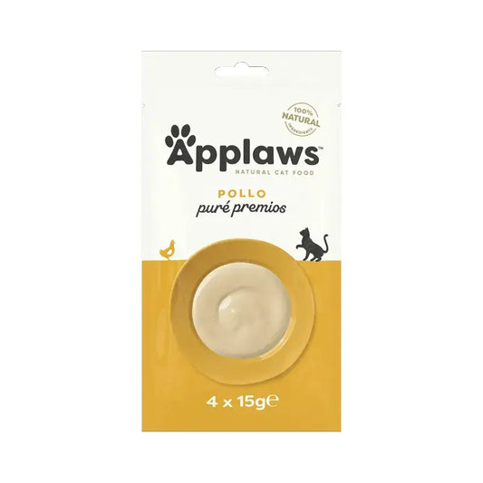 Applaws Cat – vrecúško so snackom Pure s kuracím mäsom, 10x4x15 g