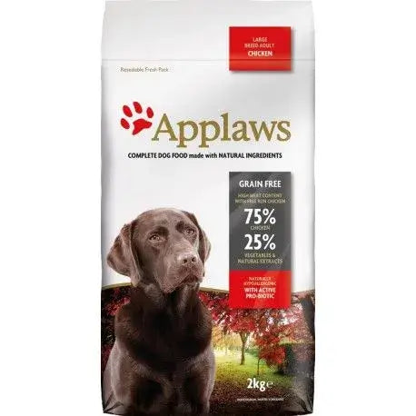 Applaws Dog Dry pre dospelých psov veľkých plemien s príchuťou kuraciny, 2 kg