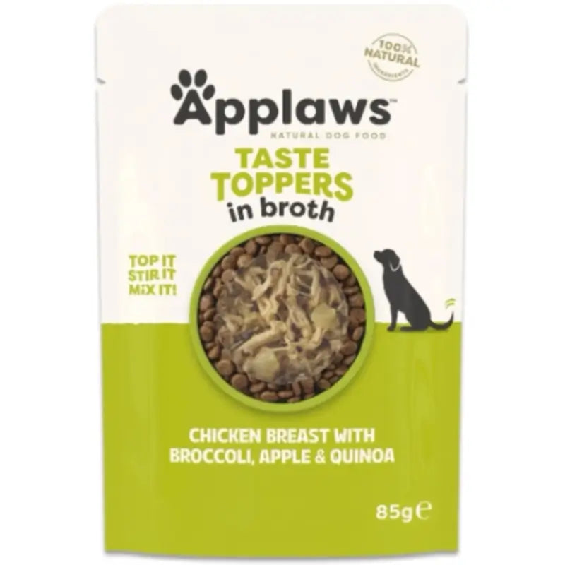 Applaws Dog Vrecúško s prídavkom kuracieho mäsa, brokolice a quinoy, 12 x 85 g