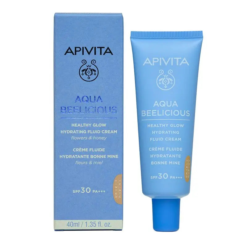 Apivita Aqua Beelicious rozjasňujúci tekutý krém SPF30, 40 ml