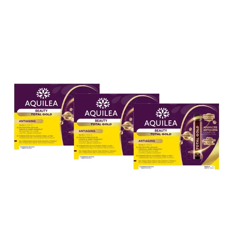Aquilea Beauty Collagen, 14 ampuliek, balenie po 3 kusoch