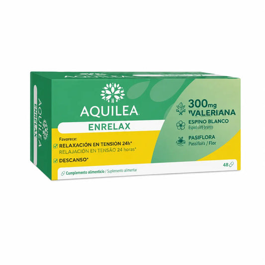 Aquilea Enrelax Valeriána + biely hloh + mučenka, 48 kapsúl
