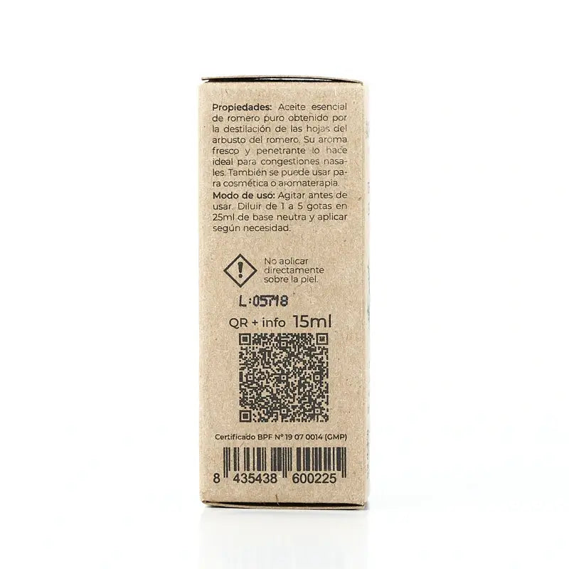 Arganour Esenciálny olej z rozmarínu, 15 ml