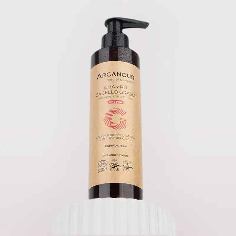 Arganour Capilar Šampón na mastné vlasy bez sulfátov, 200 ml