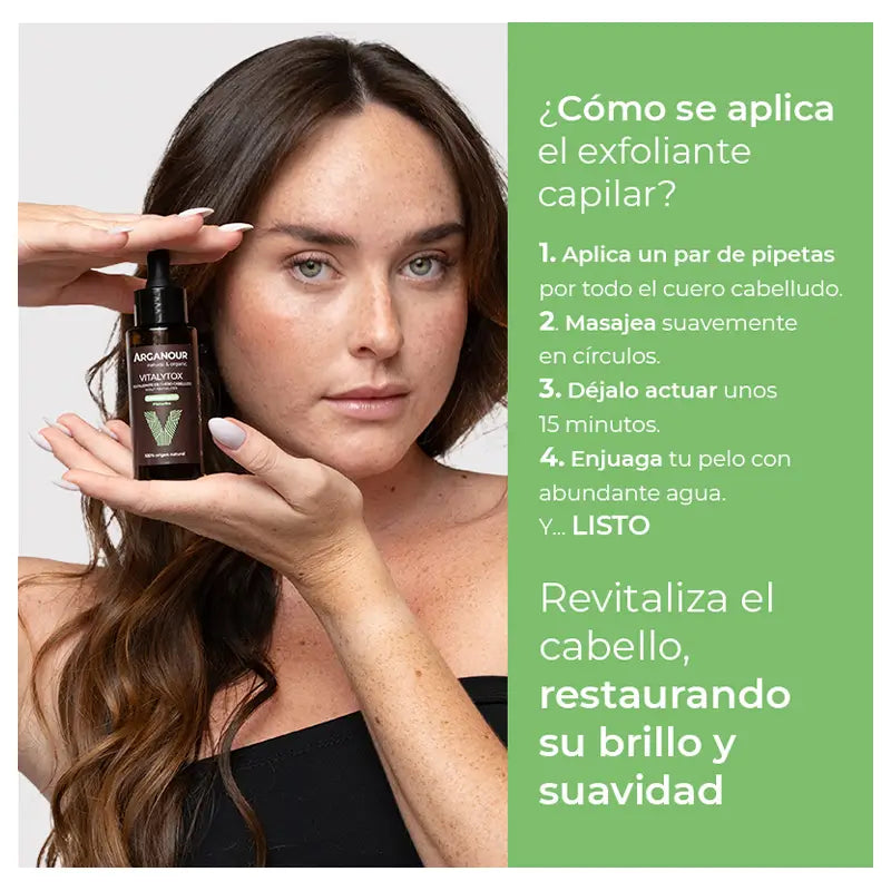 Arganour Capilar Vitalytox – prípravok na revitalizáciu pokožky hlavy, 50 ml