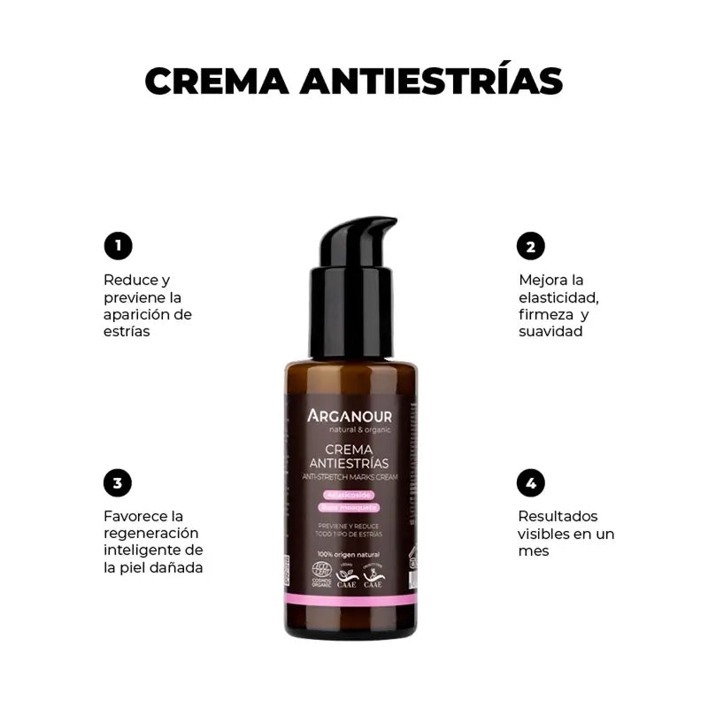 Arganour telový krém proti striám, 100 ml