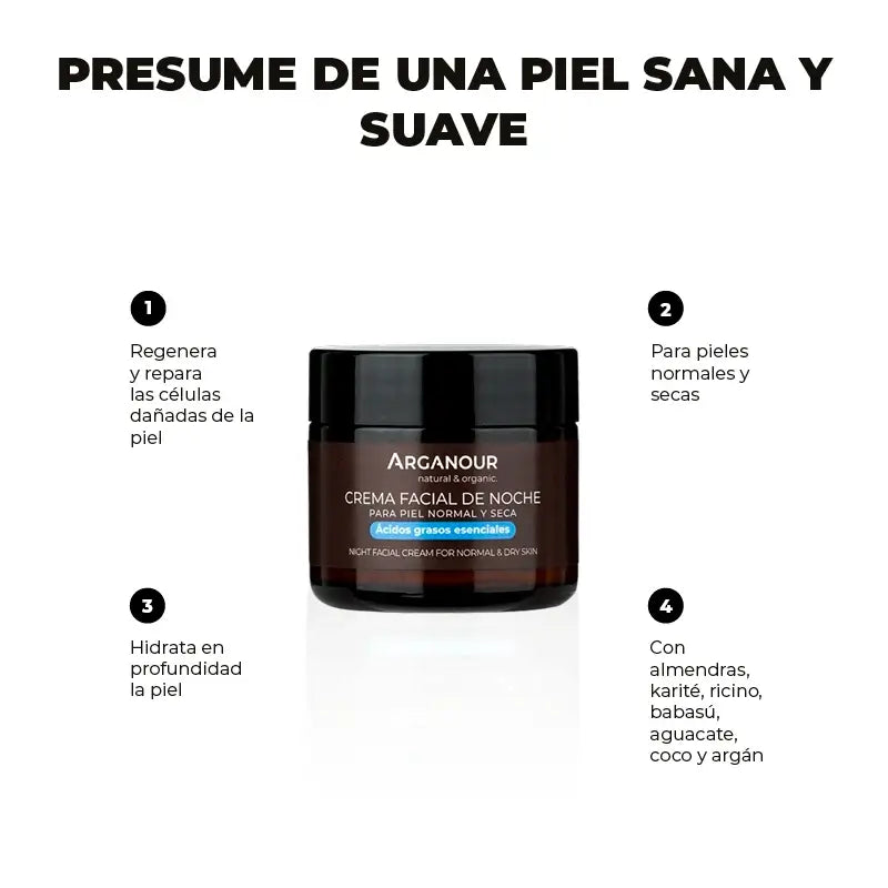 Arganour – nočný protivráskový krém na tvár, 50 ml