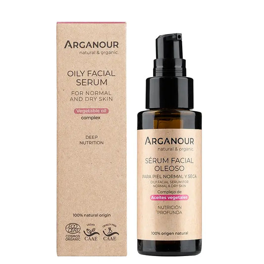 Arganour Facial Nourishing Facial Serum Dry/Normal Skin, 50 Ml