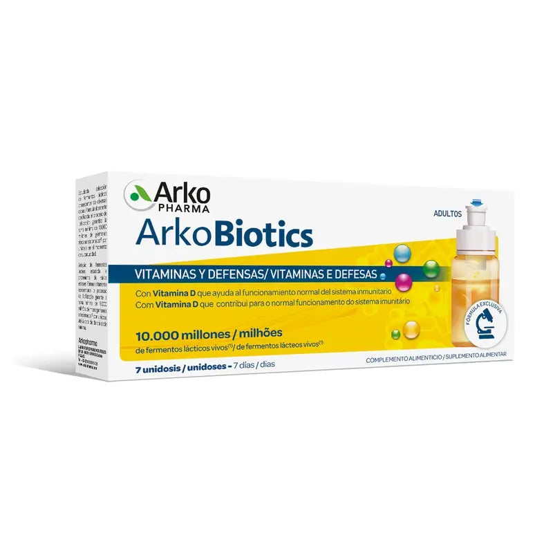 Arkopharma Arkobiotics Adult Vitamins and Defences, 7 single doses