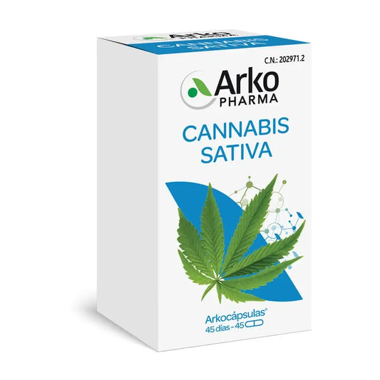 Arkopharma Arkocápsulas Cannabis Sativa Bio, 45 kapsúl