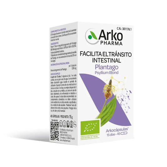 Arkocápsulas Plantago Bio, 45 kusov