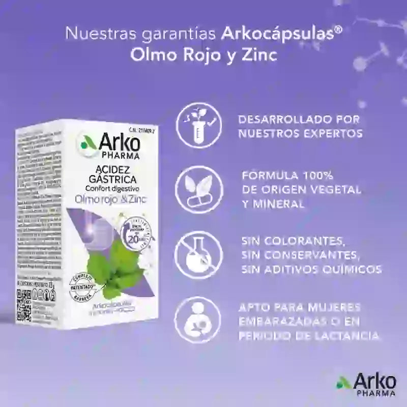 Arkopharma Arkokapsuly na žalúdočnú kyslosť, 40 kapsúl
