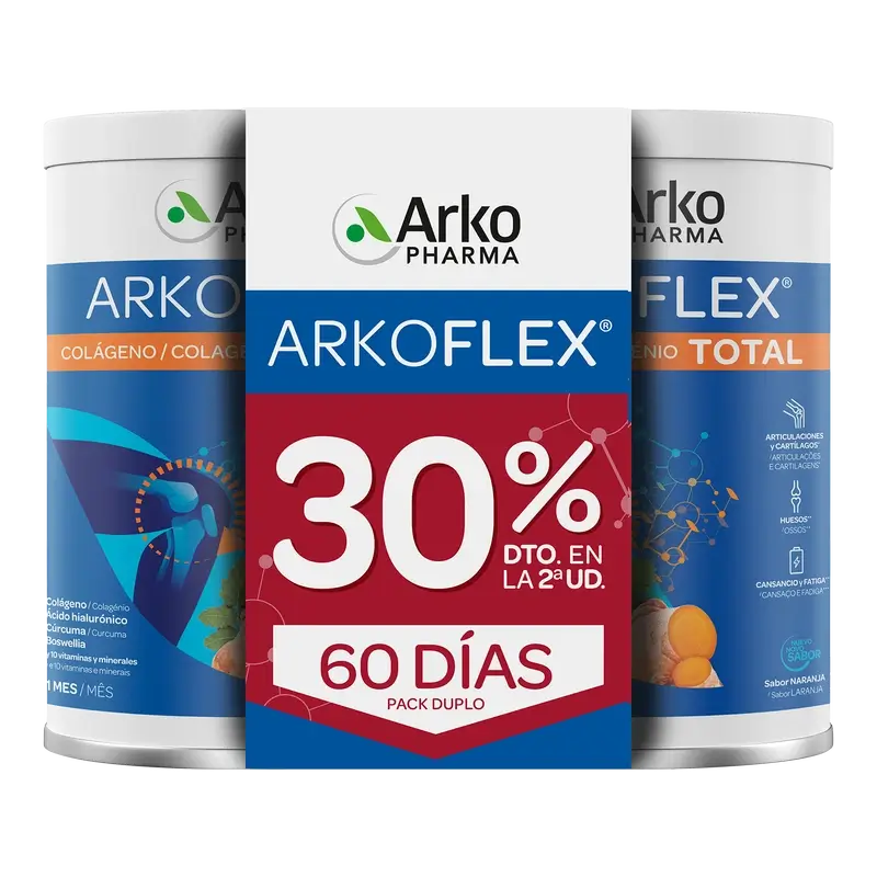 Arkoflex Dolexpert Forte 360° Kolagén s príchuťou pomaranča 390 g, balenie Arkopharma