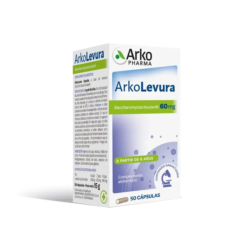 Arkopharma Arkolevura Saccharomyces Boulardii, 50 capsules
