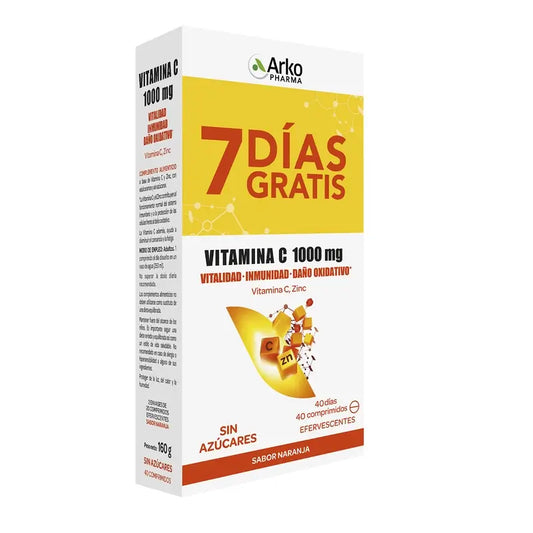 Arkopharma Arkovital Vitamin C 1000 mg, 2X20 tablets
