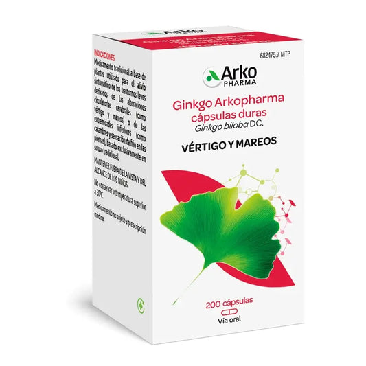 Arkopharma Arkocápsulas Ginkgo Biloba, 200 capsules