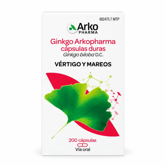 Arkopharma Arkocápsulas Ginkgo Biloba, 200 kapsúl