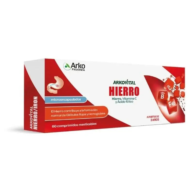 Arkovital Chewable Iron Tablets, 60 tablets