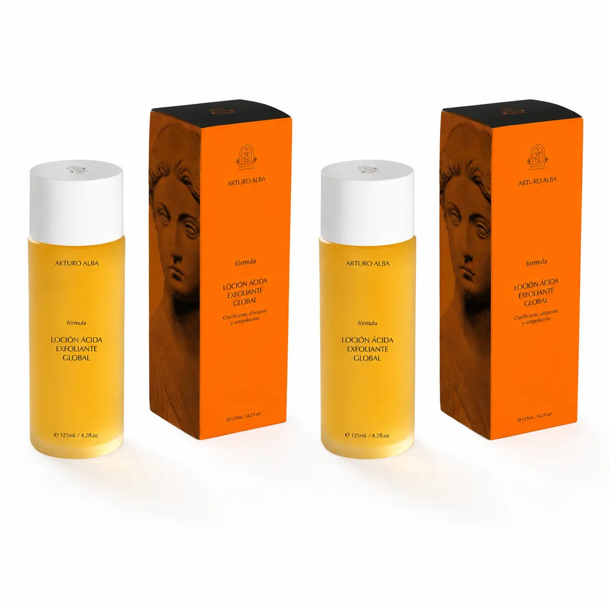 Arturo Alba Formula Kyslé exfoliačné telové mlieko na celé telo 125 ml, balenie po 2 ks