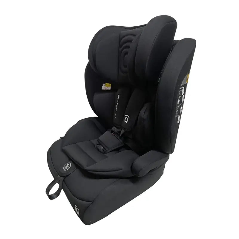 Asalvo Detská autosedačka 76–150 cm Nomada Pro čierna bez systému Isofix 