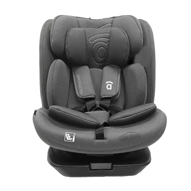 Asalvo Detská autosedačka I-Size 40–150 cm Protocare, sivá 