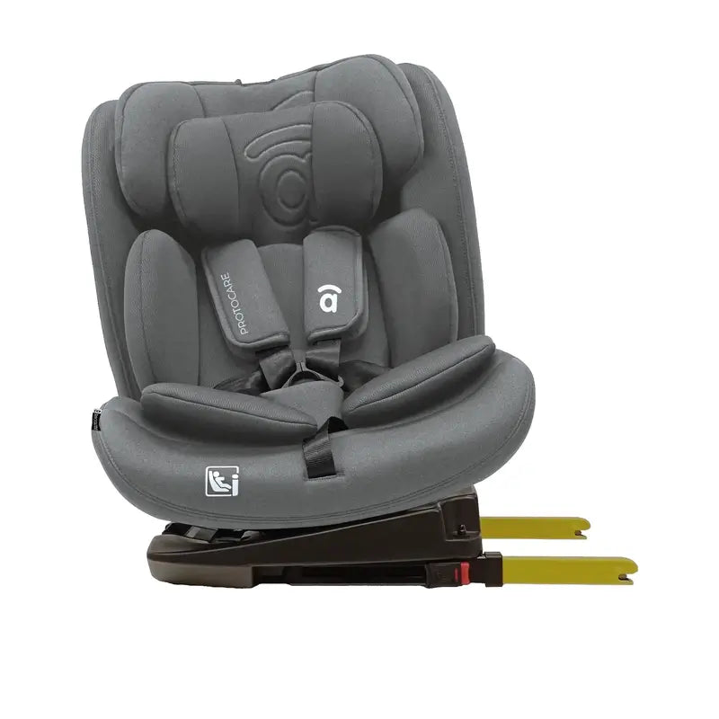 Asalvo Detská autosedačka I-Size 40–150 cm Protocare, sivá 