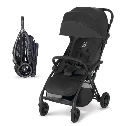 Asalvo Stroller Plis Plas Black with Black Chassis
