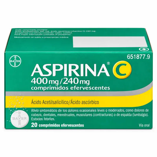 Aspirin C, 20 šumivých tabliet