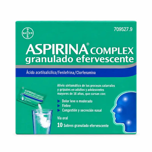 Aspirin Complex šumivé granule, 10 vrecúšok