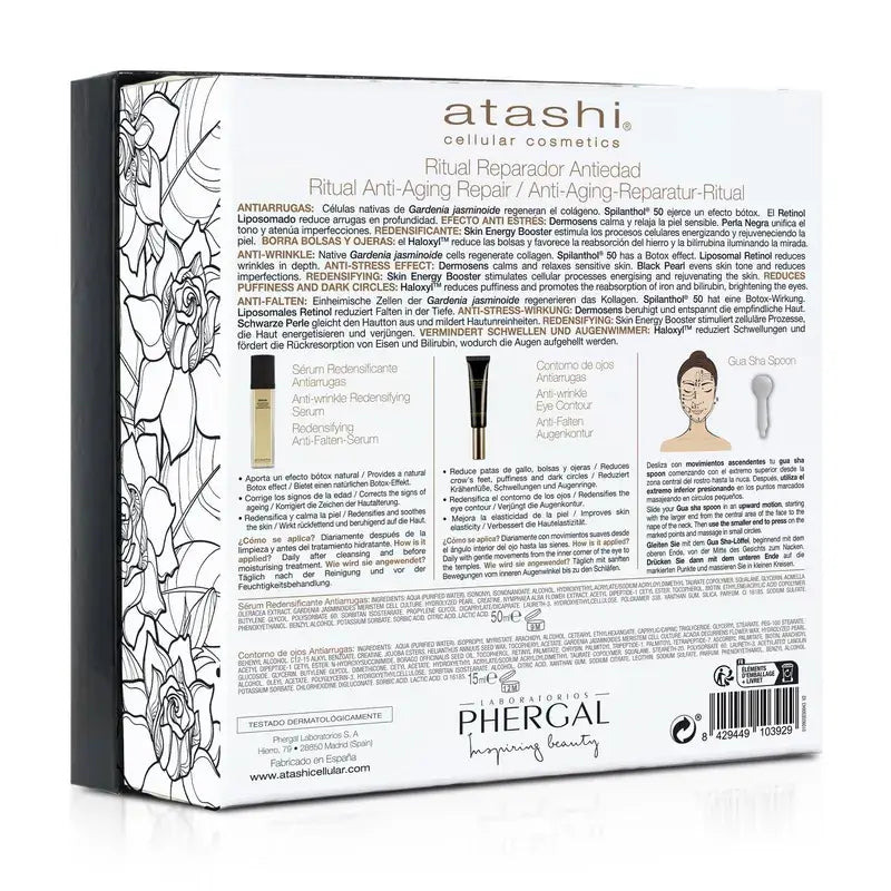 Atashi Anti-aging sérum na spevnenie pleti + očný krém proti vráskam 