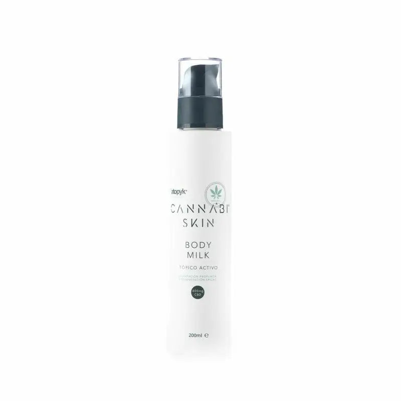Atopyk Cannabiskin Bodymilk – prírodné hydratačné telové mlieko s CBD, 200 ml