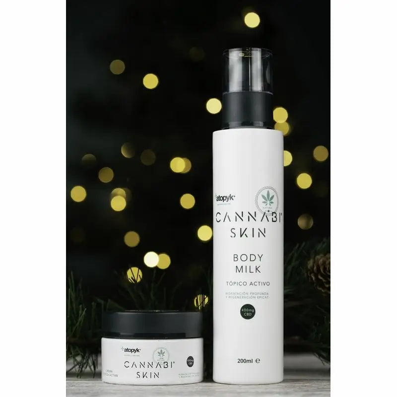 Atopyk Cannabiskin Bodymilk – prírodné hydratačné telové mlieko s CBD, 200 ml