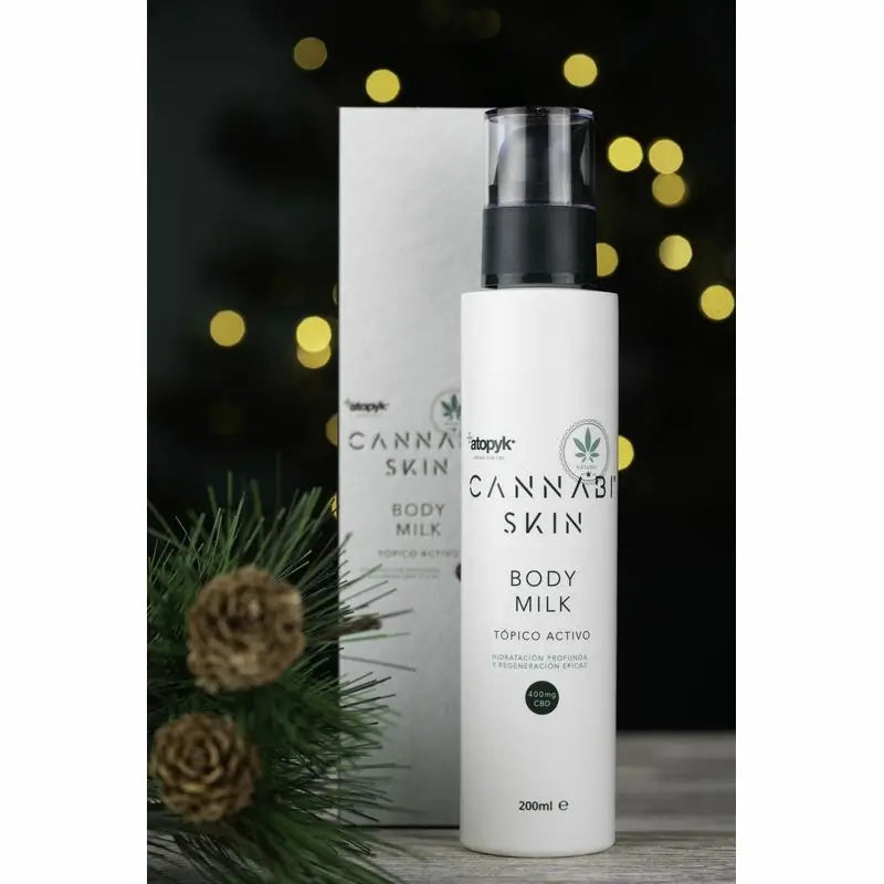 Atopyk Cannabiskin Bodymilk – prírodné hydratačné telové mlieko s CBD, 200 ml