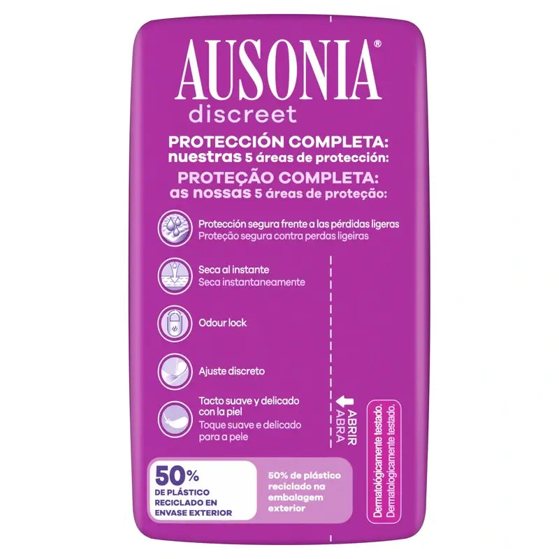 Ausonia Discreet vložky na únik moču Ultra na deň a na noc, 12 kusov