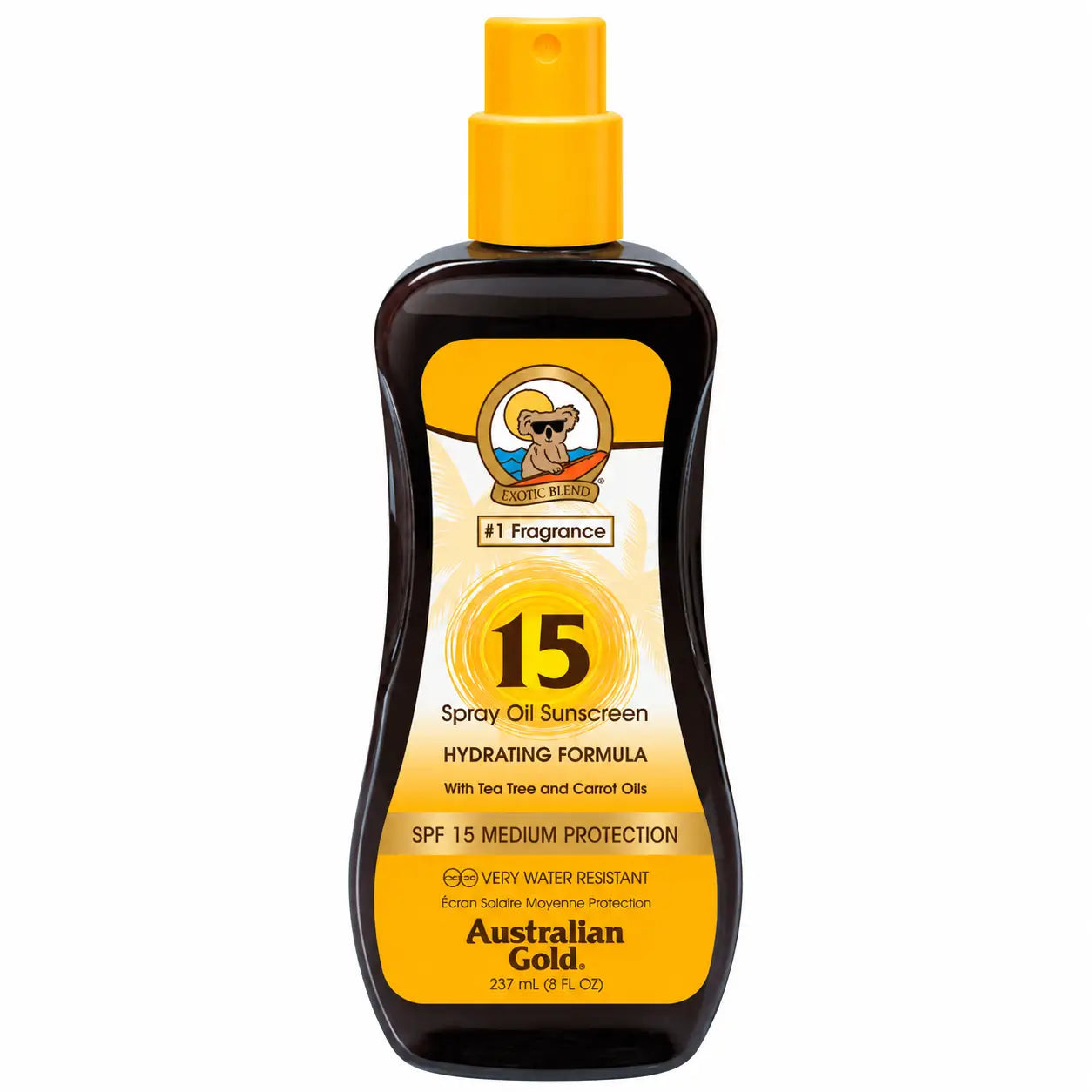 Australian Gold Bronc. Olej v spreji SPF-15, 237 ml