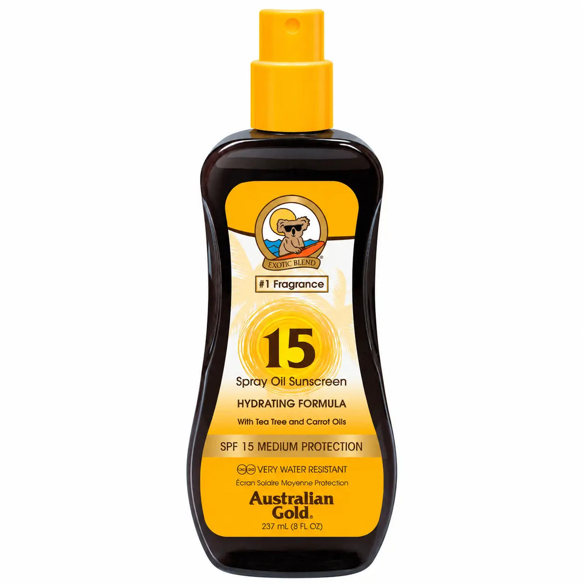 Australian Gold Bronc. Olej v spreji SPF-15, 237 ml