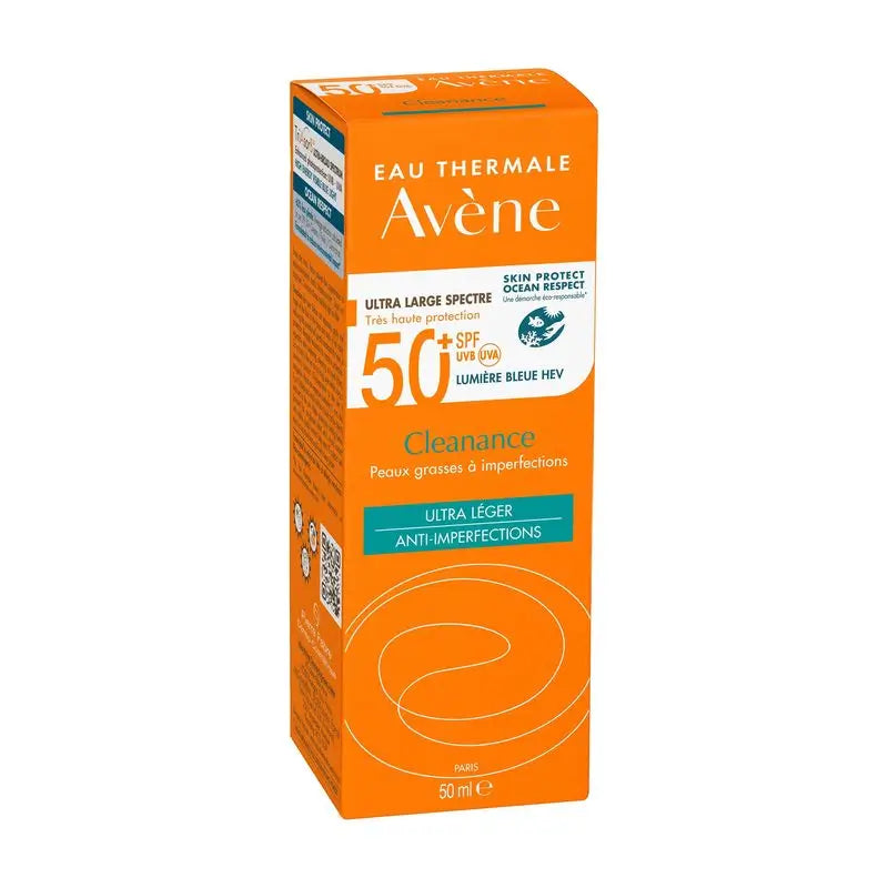 Avène Cleanance Solar SPF 50+, mastná pleť, 50 ml